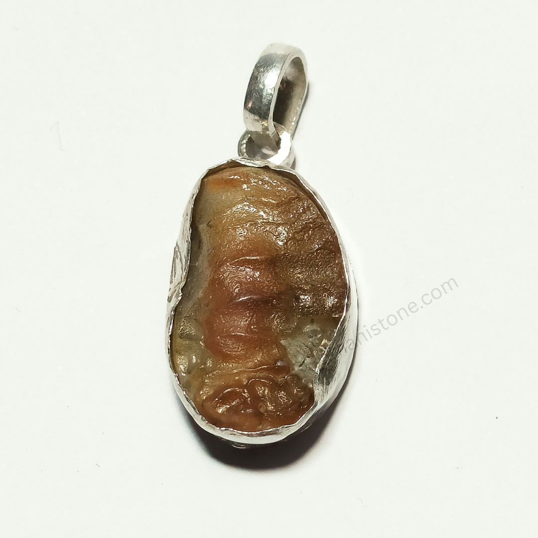 Original Shukramani Stone in Silver Pendant